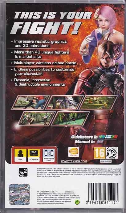 Tekken 6 - PSP (B Grade) (Genbrug)